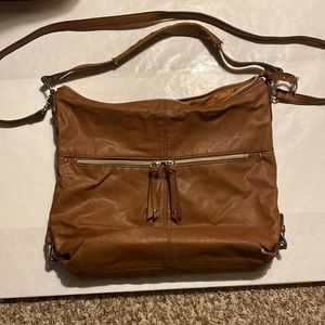 Chestnut Brown Hobo Style Handbag Purse